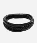 Pulsera Cuero Total Black - Imagen 2